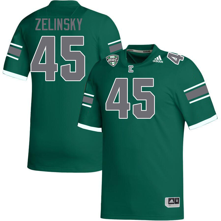 Joey Zelinsky Eastern Michigan Jersey,Eastern Michigan University Eagles Football Jersey-Green